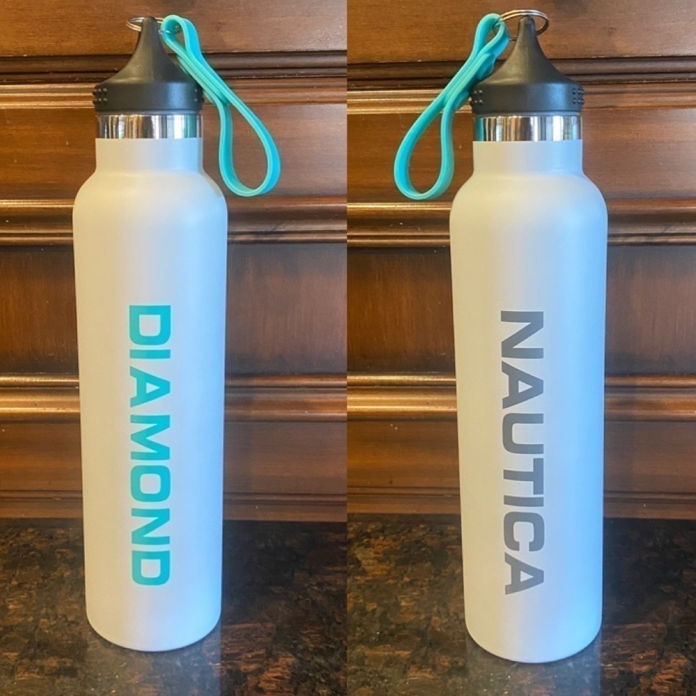 NWT~DIAMOND SUPPLY CO. x NAUTICA Stainless Steel Water Bottle
